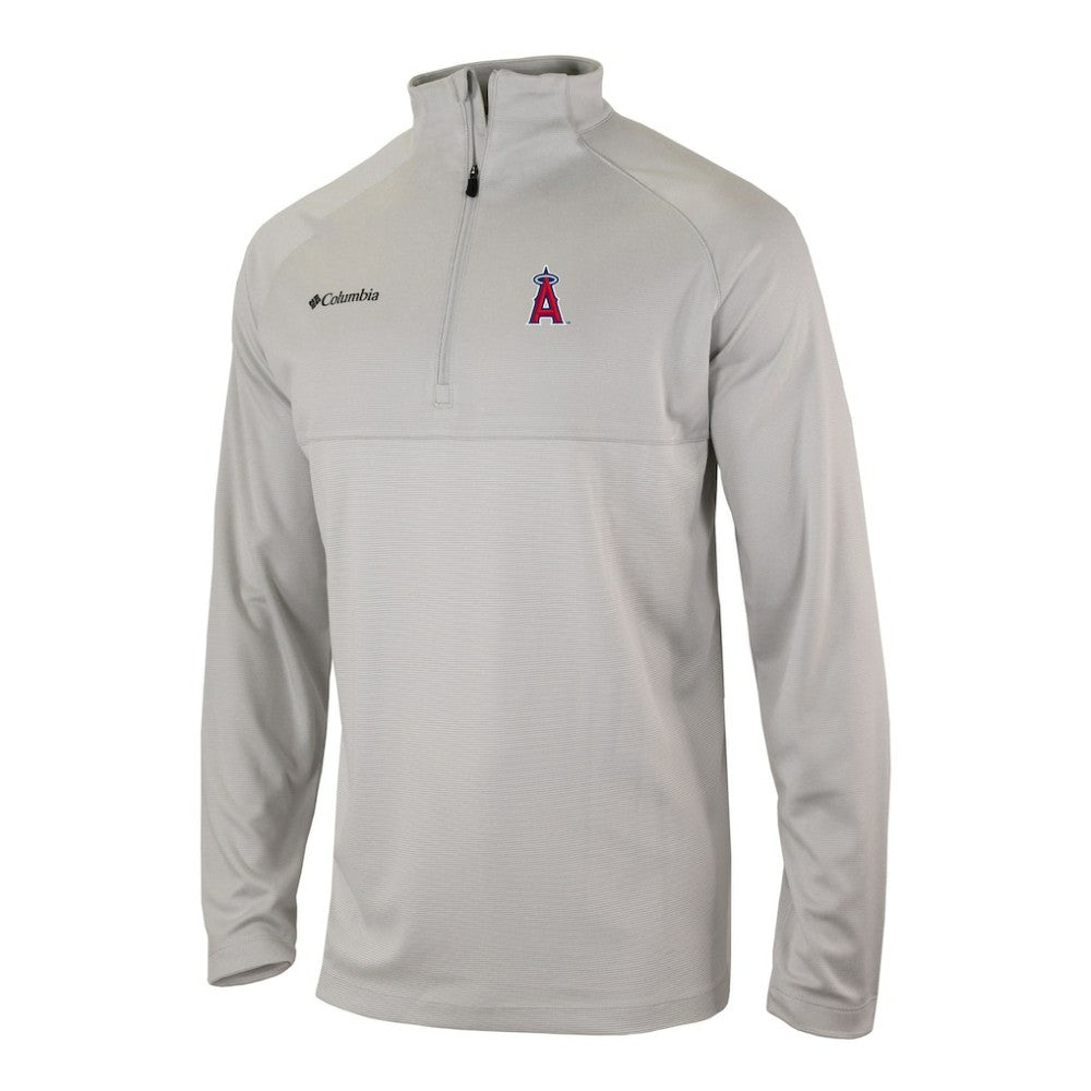 Los Angeles Angels Columbia Omni-Wick Raglan Rockin' It Quarter-Zip Pullover - MLB