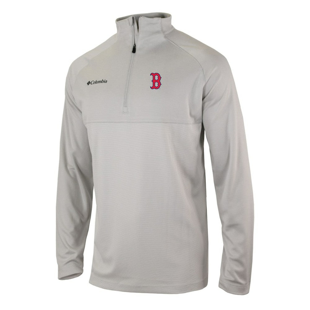 Boston Red Sox Columbia Omni-Wick Raglan Rockin' It Quarter-Zip Pullover - MLB