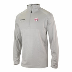 Cincinnati Reds Columbia Omni-Wick Raglan Rockin' It Quarter-Zip Pullover - MLB