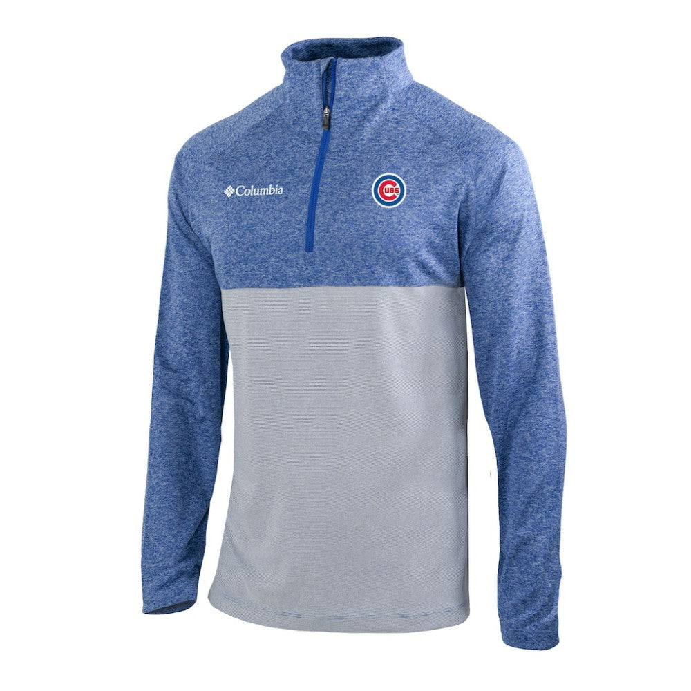 Chicago Cubs Columbia Omni-Wick Raglan Rockin' It Quarter-Zip Pullover - MLB