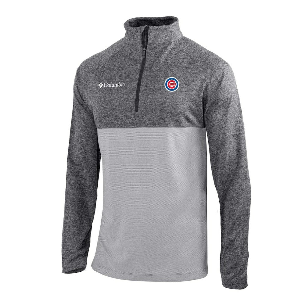 Chicago Cubs Columbia Omni-Wick Raglan Rockin' It Quarter-Zip Pullover - MLB