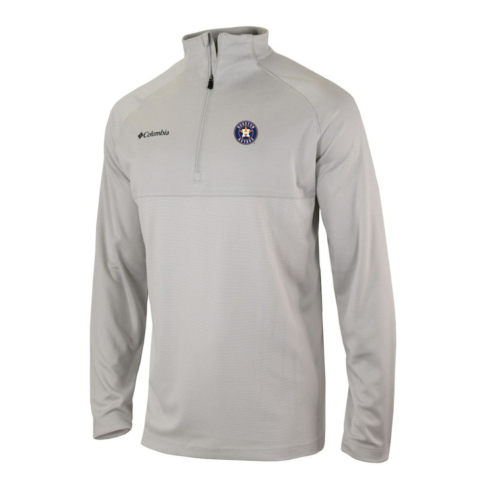 Houston Astros Columbia Omni-Wick Raglan Rockin' It Quarter-Zip Pullover - MLB