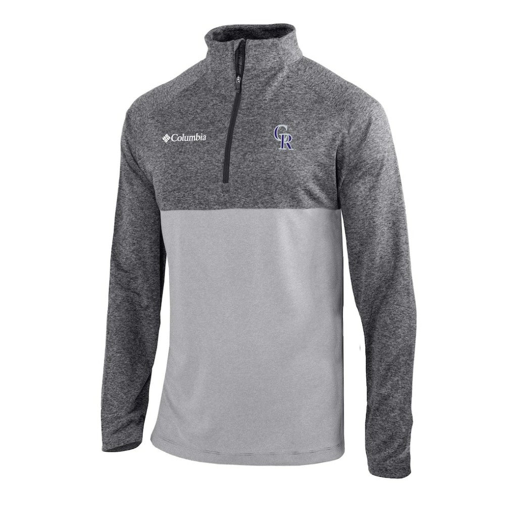Colorado Rockies Columbia Omni-Wick Raglan Rockin' It Quarter-Zip Pullover - MLB