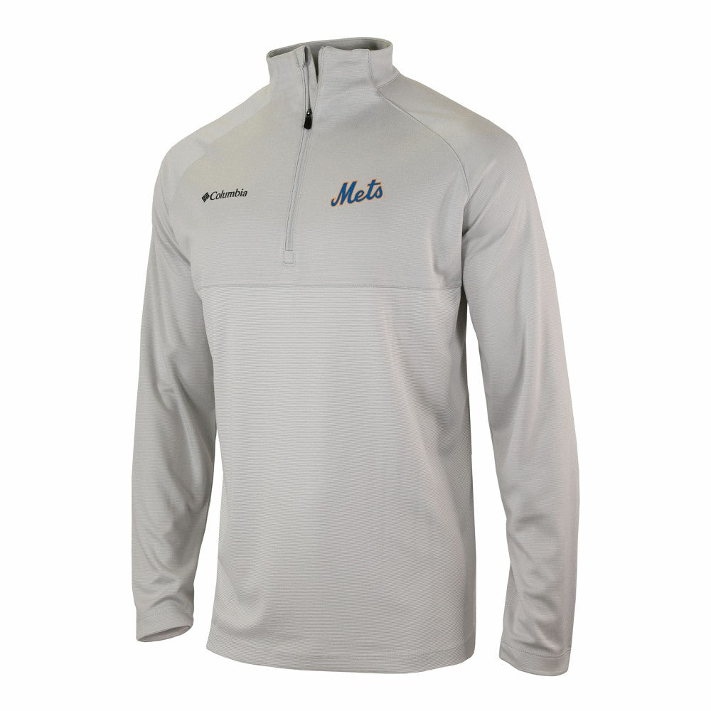New York Mets Columbia Omni-Wick Raglan Rockin' It Quarter-Zip Pullover - MLB