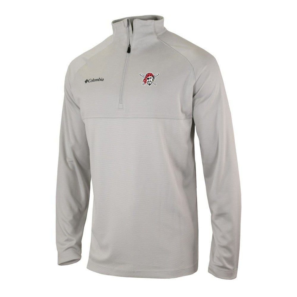 Pittsburgh Pirates Columbia Omni-Wick Raglan Rockin' It Quarter-Zip Pullover - MLB