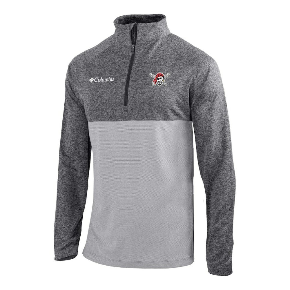 Pittsburgh Pirates Columbia Omni-Wick Raglan Rockin' It Quarter-Zip Pullover - MLB