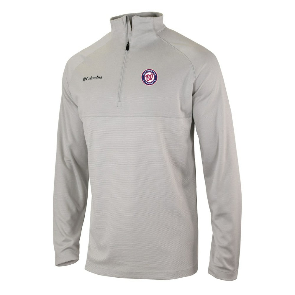 Washington Nationals Columbia Omni-Wick Raglan Rockin' It Quarter-Zip Pullover - MLB
