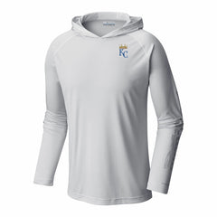 Kansas City Royals Columbia Terminal Tackle Omni-Shade Raglan Pullover Hoodie - MLB