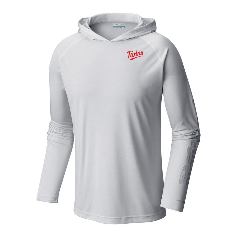 Minnesota Twins Columbia Terminal Tackle Omni-Shade Pullover Hoodie - MLB