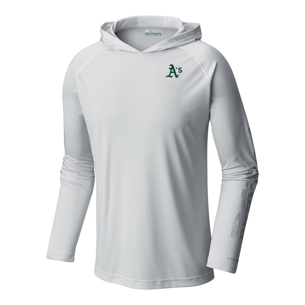 Athletics Columbia Terminal Tackle Omni-Shade Pullover Hoodie - MLB