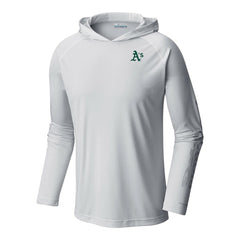 Athletics Columbia Terminal Tackle Omni-Shade Pullover Hoodie - MLB