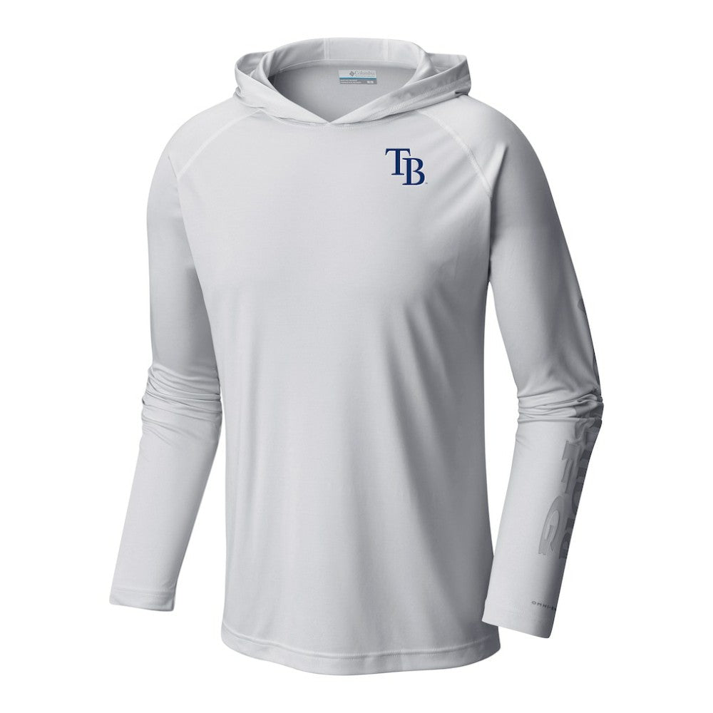 Tampa Bay Rays Columbia Terminal Tackle Omni-Shade Pullover Hoodie - MLB