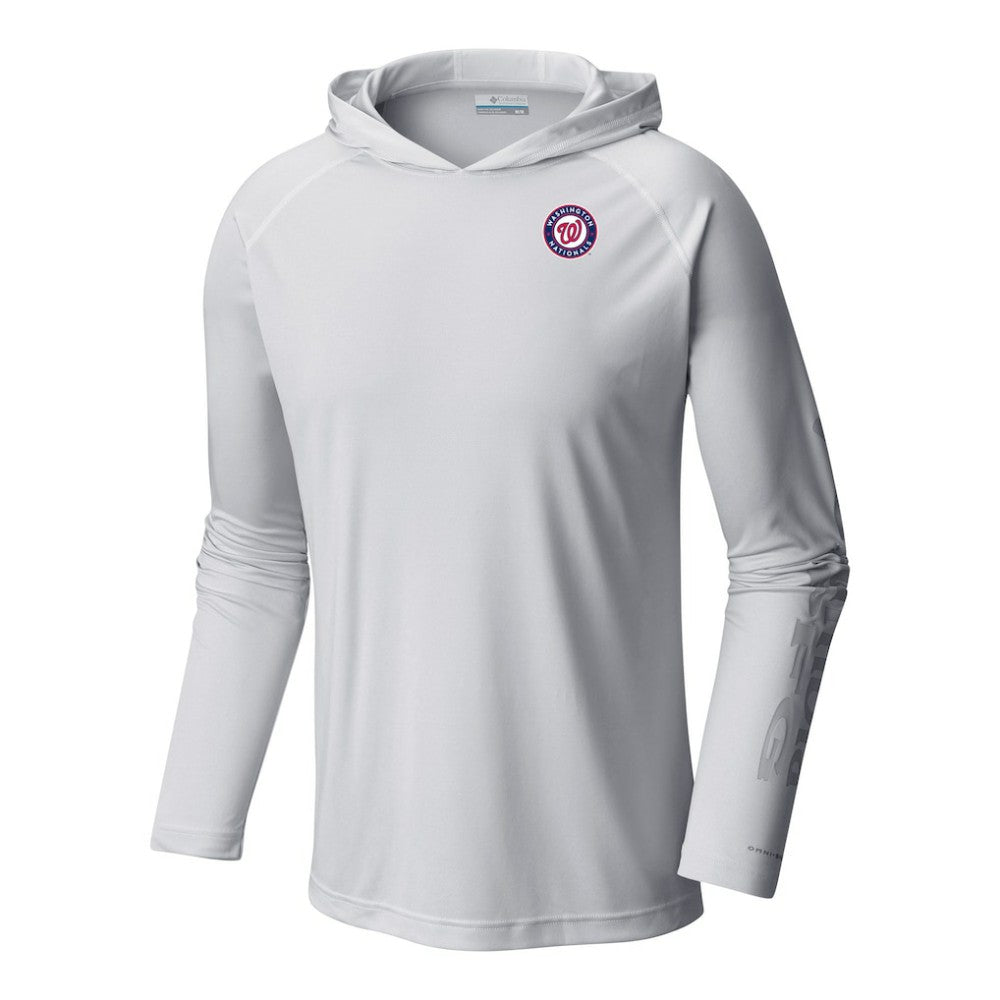 Washington Nationals Columbia Terminal Tackle Omni-Shade Pullover Hoodie - MLB