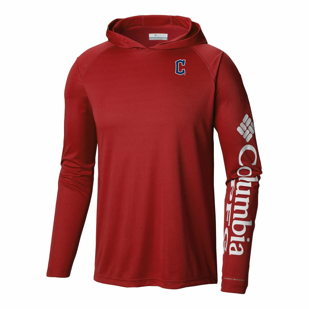 Cleveland Guardians Columbia Terminal Tackle Omni-Shade Pullover Hoodie - MLB