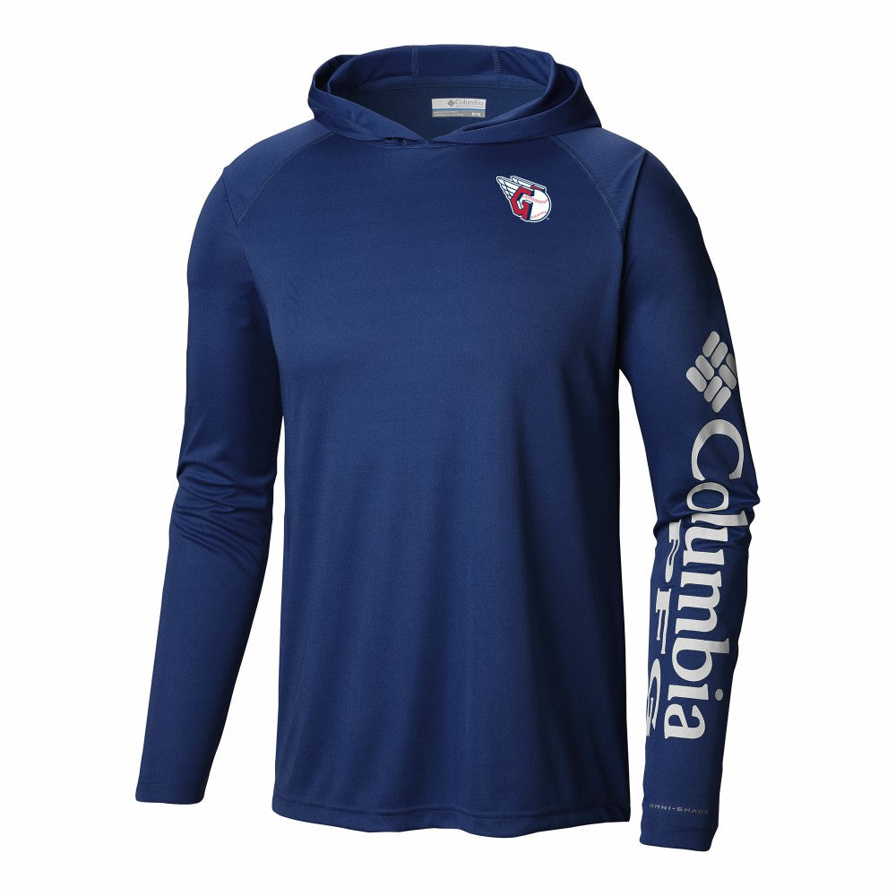 Cleveland Guardians Columbia Terminal Tackle Omni-Shade Pullover Hoodie - MLB