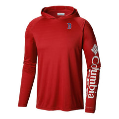 Boston Red Sox Columbia Terminal Tackle Omni-Shade Pullover Hoodie - MLB