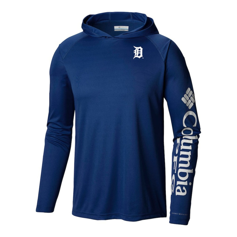 Detroit Tigers Columbia Terminal Tackle Omni-Shade Pullover Hoodie - MLB