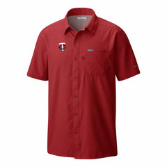 Minnesota Twins Columbia Slack Tide Omni-Wick Button-Up Camp Shirt - MLB