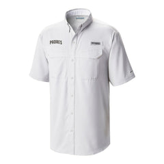 San Diego Padres Columbia Omni-Wick Low Drag Offshore Button-Up Shirt - MLB