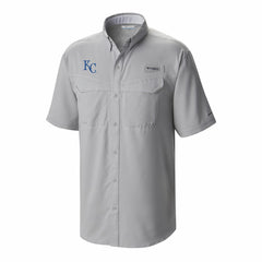 Kansas City Royals Columbia Omni-Wick Low Drag Offshore Button-Up Shirt - MLB
