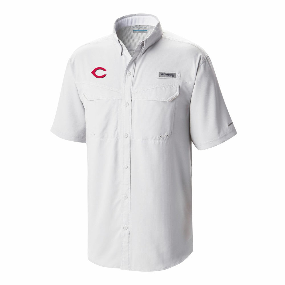 Cincinnati Reds Columbia Omni-Wick Low Drag Offshore Button-Up Shirt - MLB