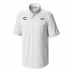 Cincinnati Reds Columbia Omni-Wick Low Drag Offshore Button-Up Shirt - MLB