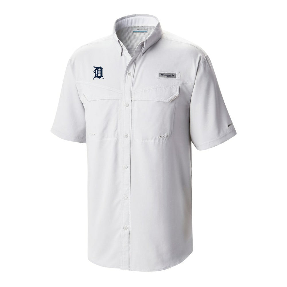 Detroit Tigers Columbia Omni-Wick Low Drag Offshore Button-Up Shirt - MLB