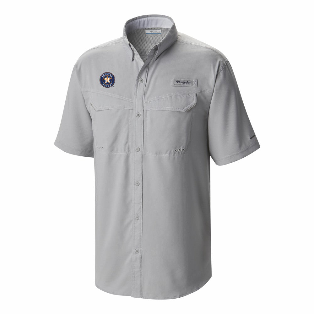 Houston Astros Columbia Omni-Wick Low Drag Offshore Button-Up Shirt - MLB