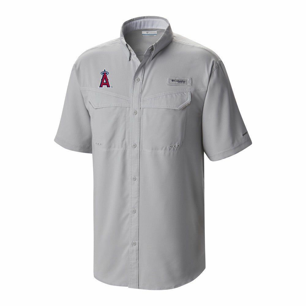 Los Angeles Angels Columbia Omni-Wick Low Drag Offshore Button-Up Shirt - MLB
