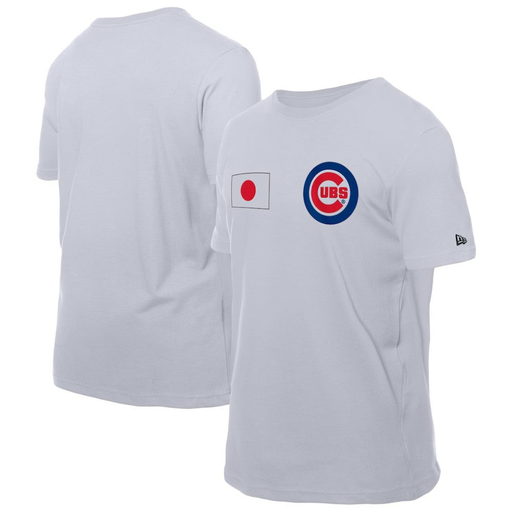 Chicago Cubs New Era Japanese Flag T-Shirt - MLB