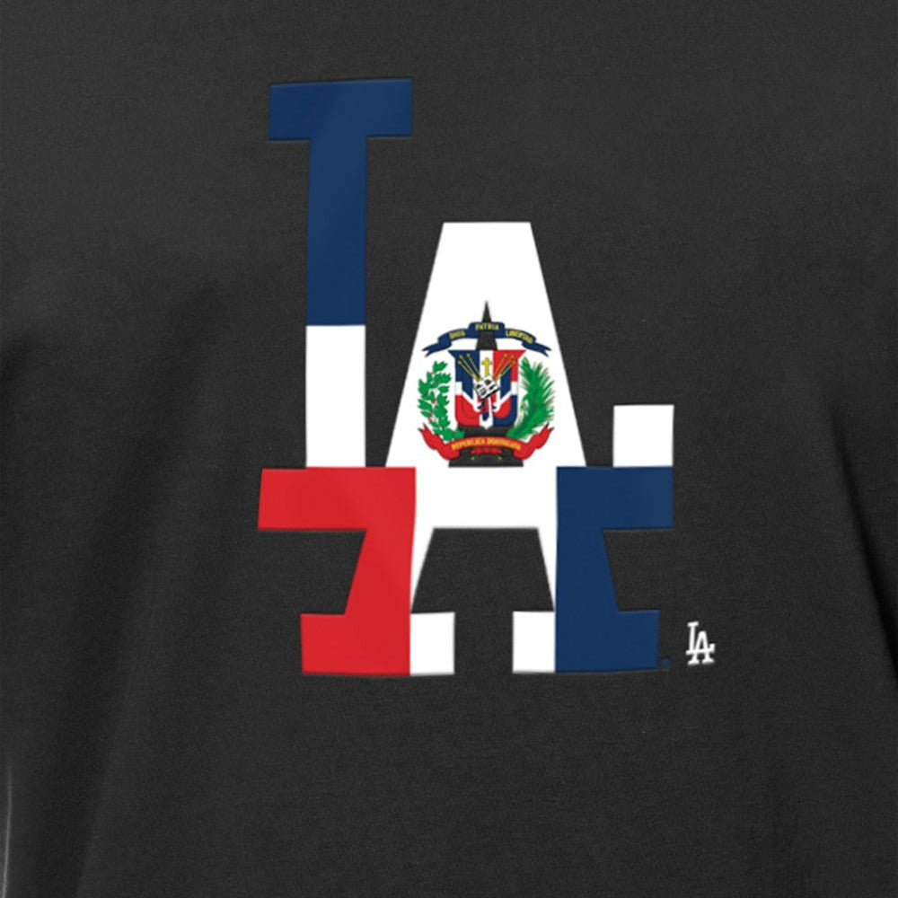 Los Angeles Dodgers New Era Dominican Republic Flag Logo T-Shirt - MLB