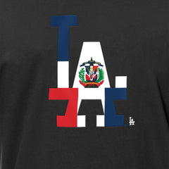 Los Angeles Dodgers New Era Dominican Republic Flag Logo T-Shirt - MLB