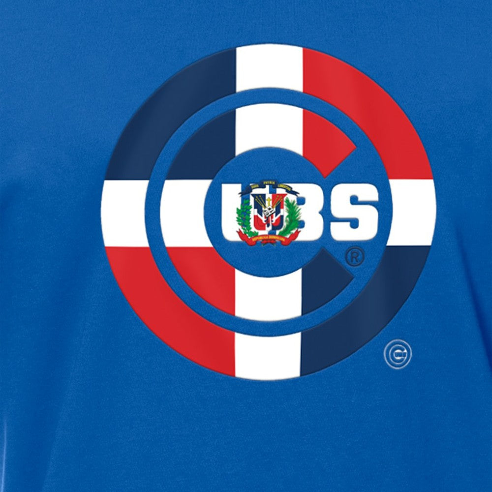 Chicago Cubs New Era Dominican Republic Flag Logo T-Shirt - MLB