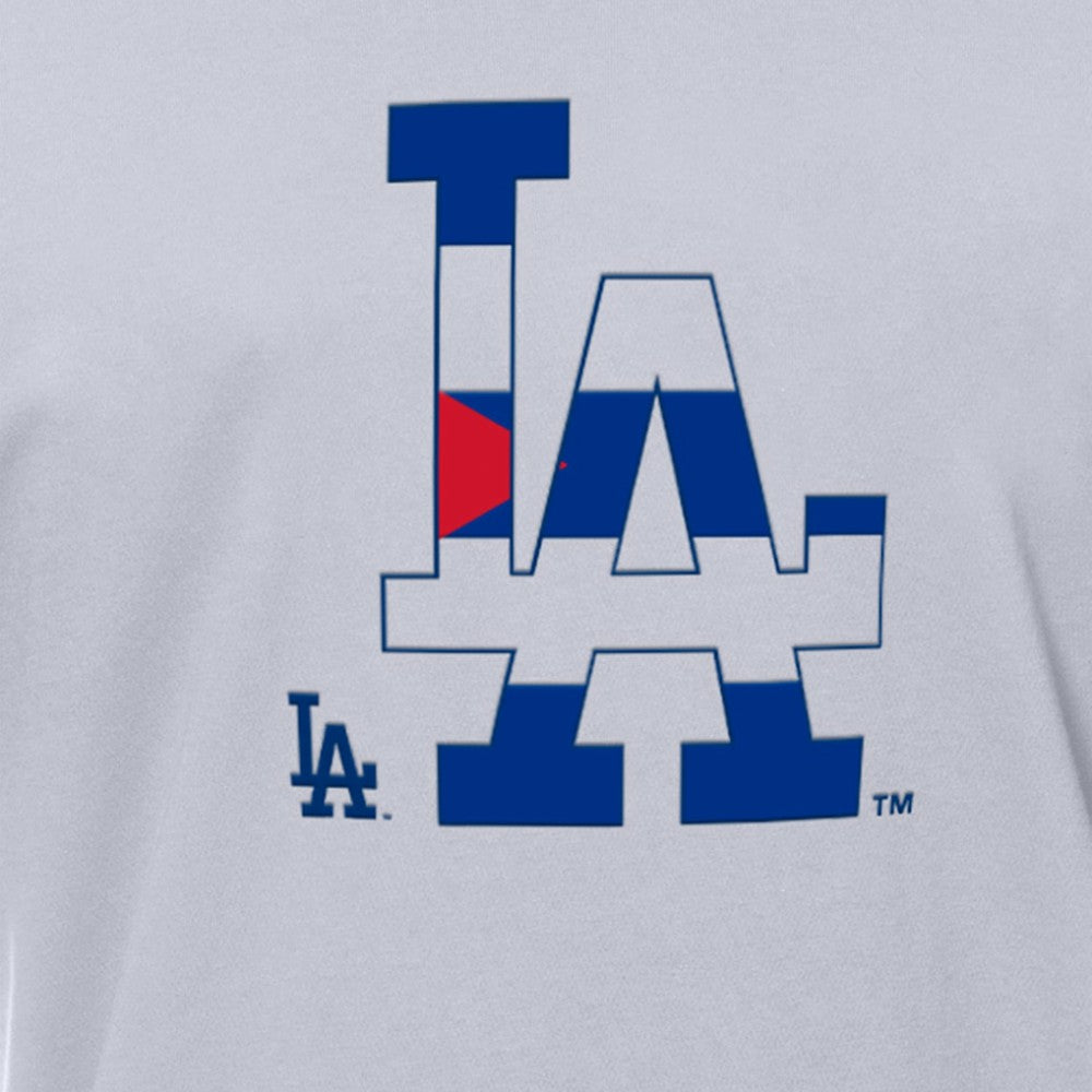 Los Angeles Dodgers New Era Cuban Flag Logo T-Shirt - MLB