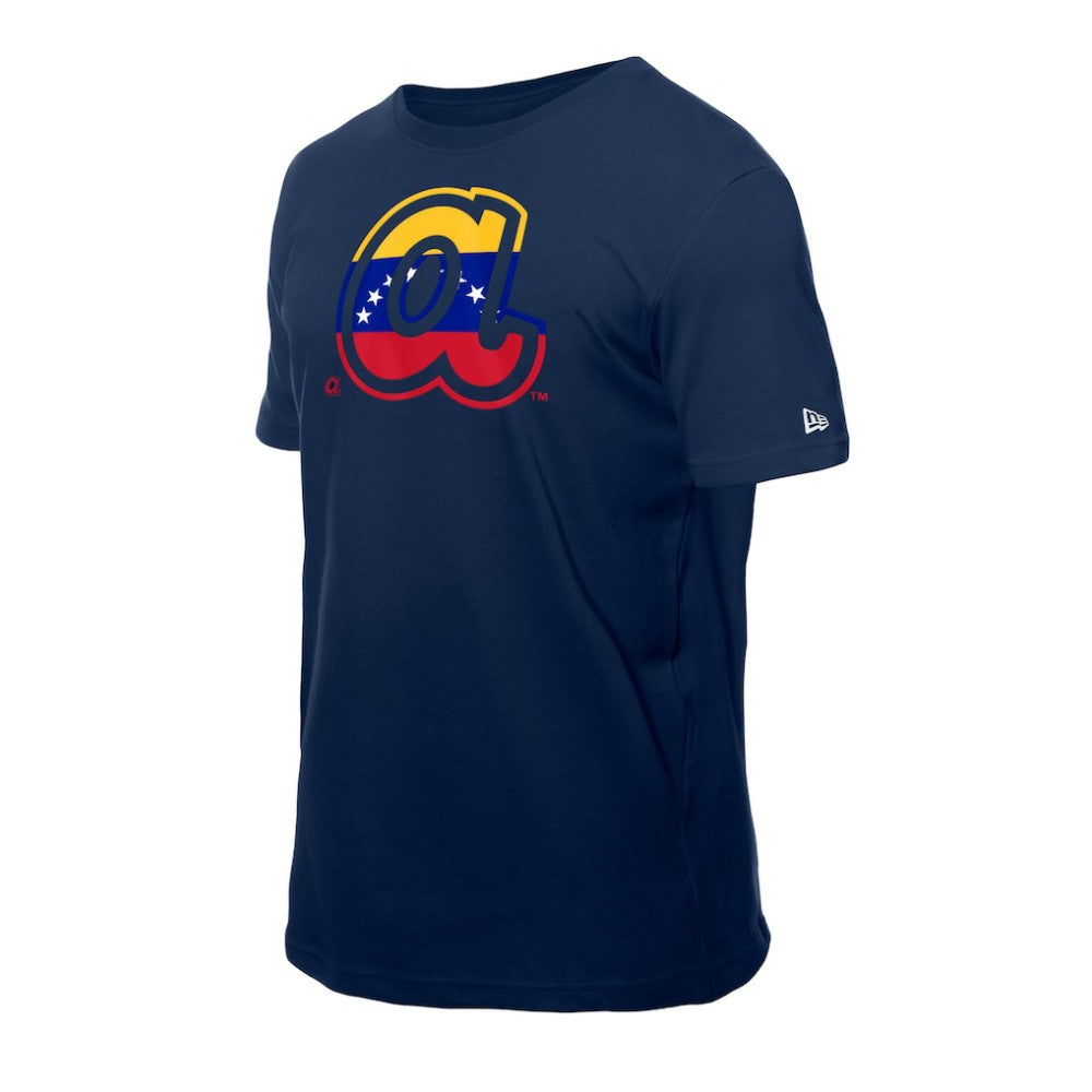 Atlanta Braves New Era Venezuelan Flag Logo T-Shirt - MLB