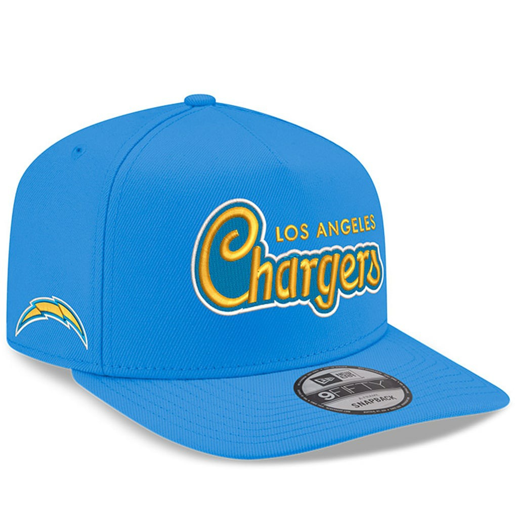 Los Angeles Chargers New Era Charger Power A-Frame 9FIFTY Snapback Hat Powder Blue | NFL
