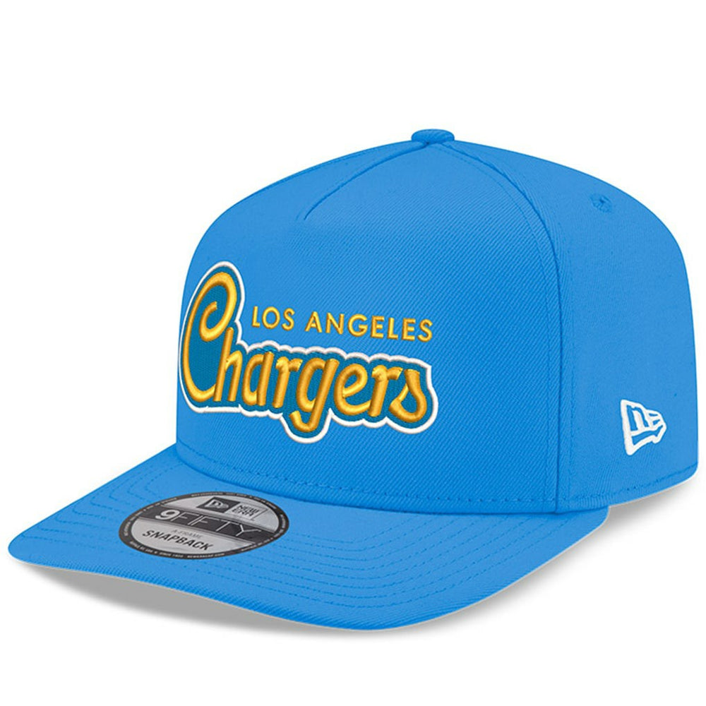 Los Angeles Chargers New Era Charger Power A-Frame 9FIFTY Snapback Hat Powder Blue | NFL