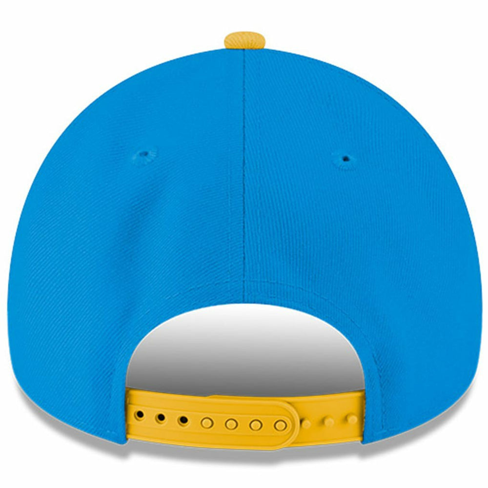 Los Angeles Chargers New Era Charger Power A-Frame 9FORTY Adjustable Hat White/Powder Blue | NFL