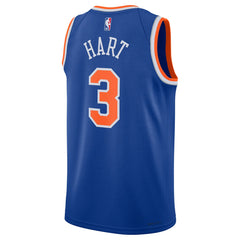 Josh Hart New York Knicks Unisex Swingman Player Jersey Icon Edition Blue - NBA