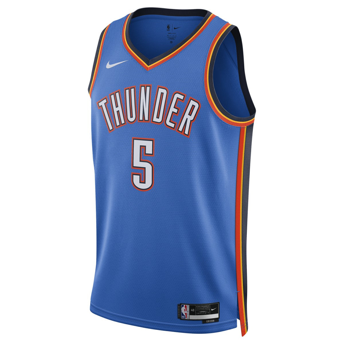 Luguentz Dort Oklahoma City Thunder Unisex Swingman Player Jersey Icon Edition Blue - NBA