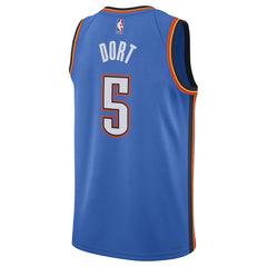 Luguentz Dort Oklahoma City Thunder Unisex Swingman Player Jersey Icon Edition Blue - NBA
