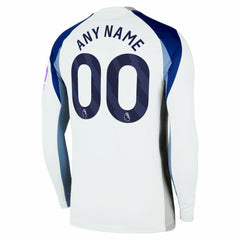 Tottenham Hotspur 2025/26 Home Replica Long Sleeve Custom Jersey White | Nike
