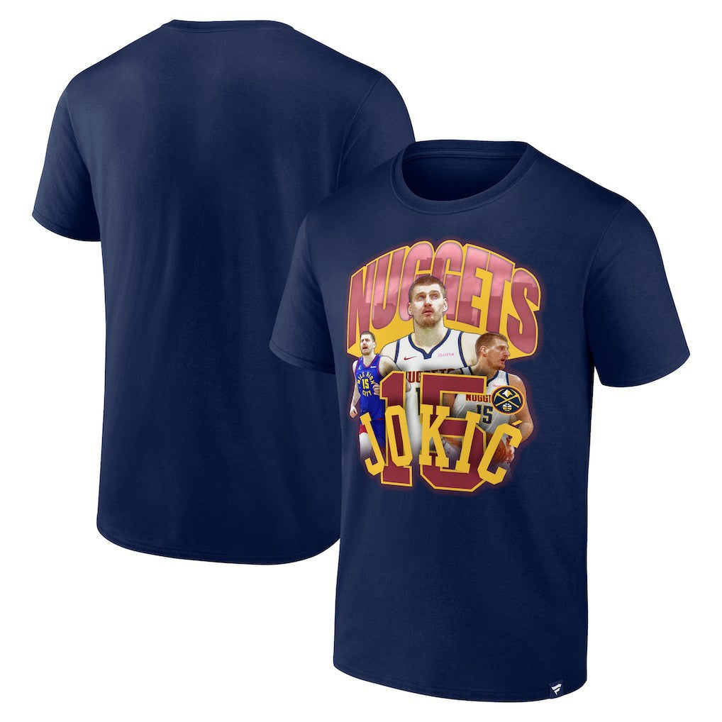 Nikola Jokic Denver Nuggets Notorious 4.0 T-Shirt Navy - NBA