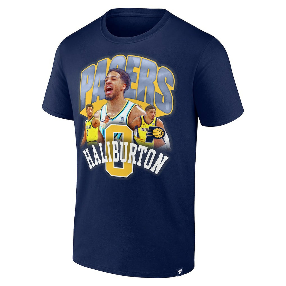 Tyrese Haliburton Indiana Pacers Notorious 4.0 T-Shirt Navy - NBA