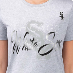 Chicago White Sox G-III 4Her by Carl Banks Women's Super-Slim Fit Lightweight Shadow Logo Graphic T-Shirt - MLB