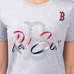 Boston Red Sox G-III 4Her by Carl Banks Women's Super-Slim Fit Lightweight Shadow Logo Graphic T-Shirt - MLB