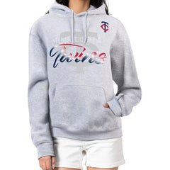 Minnesota Twins G-III 4Her by Carl Banks Women's Shadow Logo Graphic Pullover Hoodie - MLB