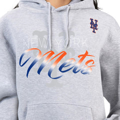 New York Mets G-III 4Her by Carl Banks Women's Shadow Logo Graphic Pullover Hoodie - MLB