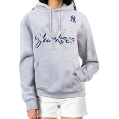 New York Yankees G-III 4Her by Carl Banks Women's Shadow Logo Graphic Pullover Hoodie - MLB