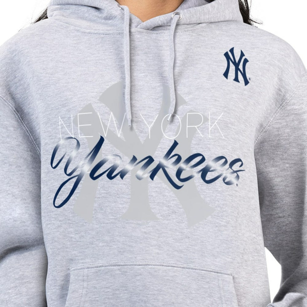 New York Yankees G-III 4Her by Carl Banks Women's Shadow Logo Graphic Pullover Hoodie - MLB